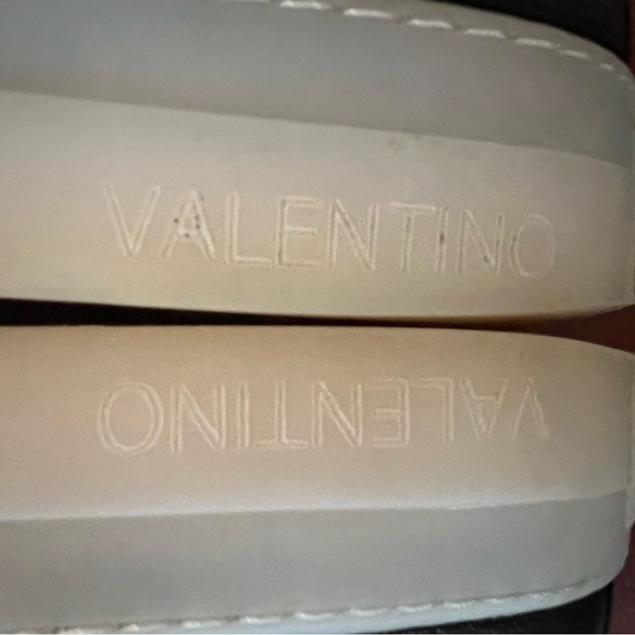 Valentino Black Leather Sneakers 10 - Picture 9 of 12